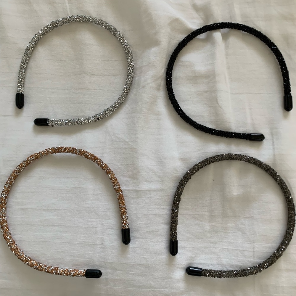 Beautiful 4-Pack Bejeweled Headbands